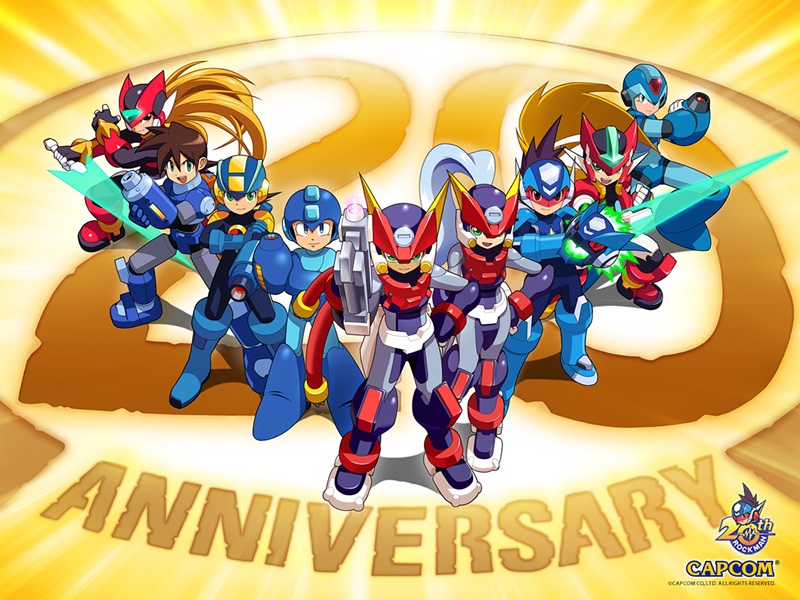 "Megaman (Rockman)" desktop wallpaper (800 x 600 pixels)