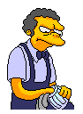 Moe the Bartender (and owner of "Moe's Tavern", Homer's favourite drinking establishment)