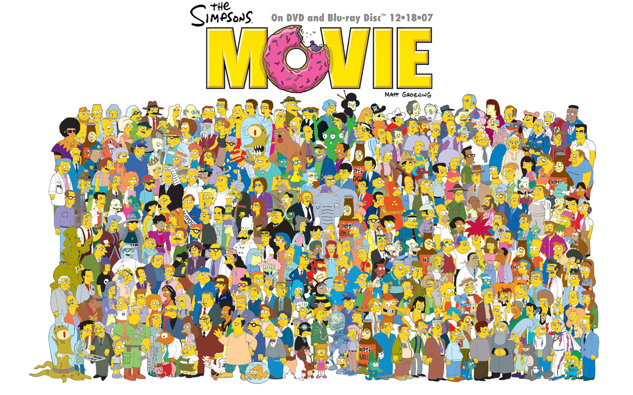 "The Simpsons Movie" desktop wallpaper 2 (1280 x 800 pixels)